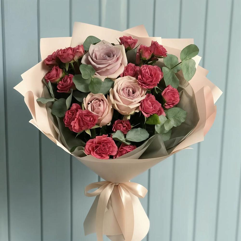 Букет цветов из: Гвоздики и Розы в Урюпинске