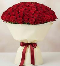 Букет 101 Красная роза Милано в Урюпинске