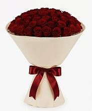 Букет 101 Бордовая роза Блэк Бакарра в Урюпинске