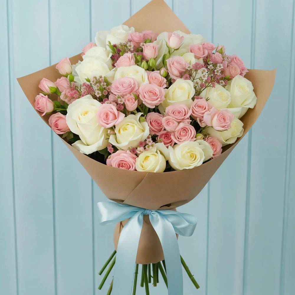 Букет цветов из: Розы в Урюпинске