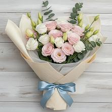 Букет цветов из:  Лизиантусы в Урюпинске