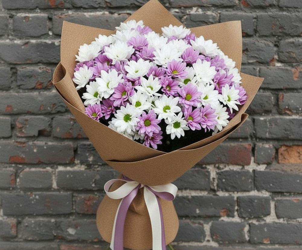 Букет цветов из: Хризантемы в Урюпинске