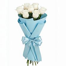 Букет 7 белых роз Проуд #REPLACE_PRED# Урюпинске