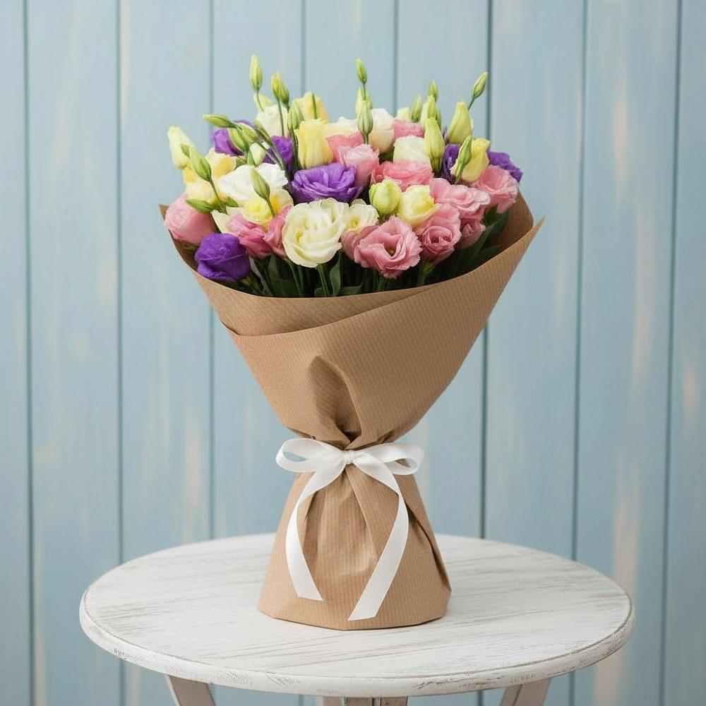 Букет цветов из: Лизиантусы в Урюпинске