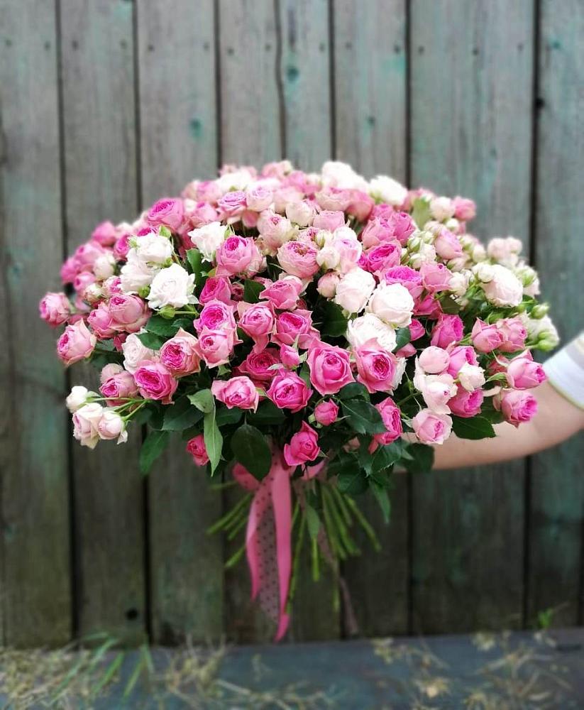 Букет Розовые кустовые розы Натали и Лав Лидия в Урюпинске