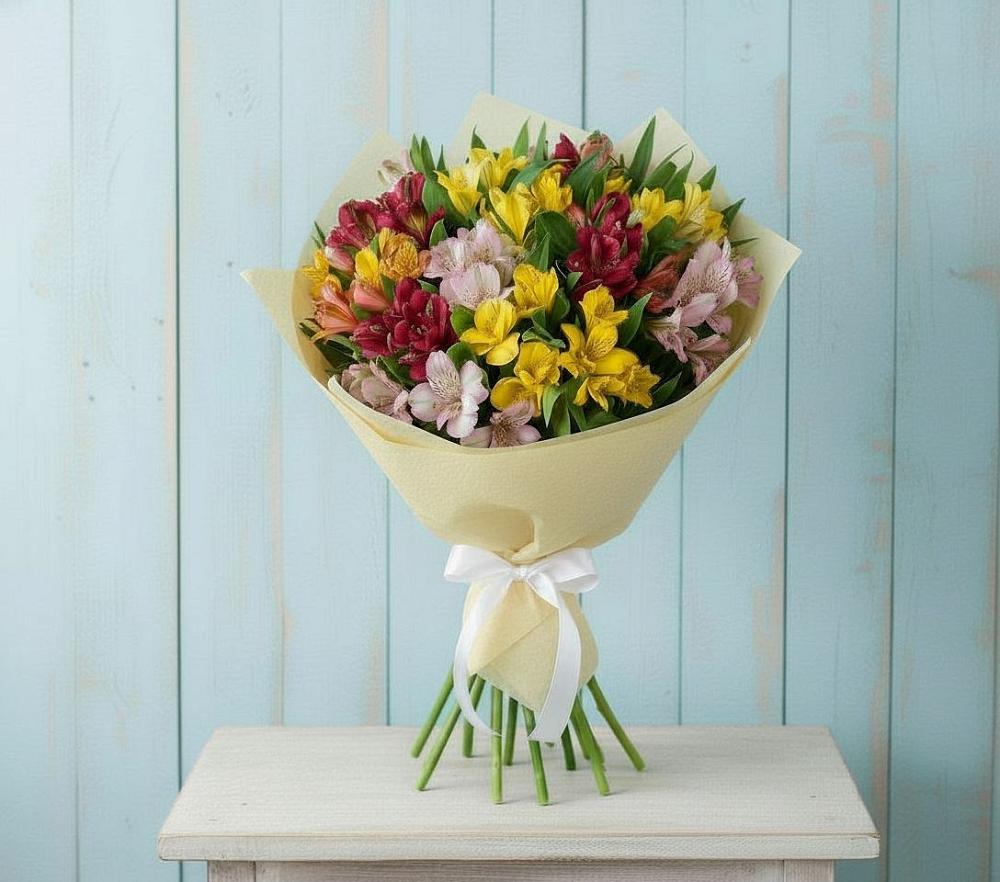 Букет цветов из: Альстромерии в Урюпинске