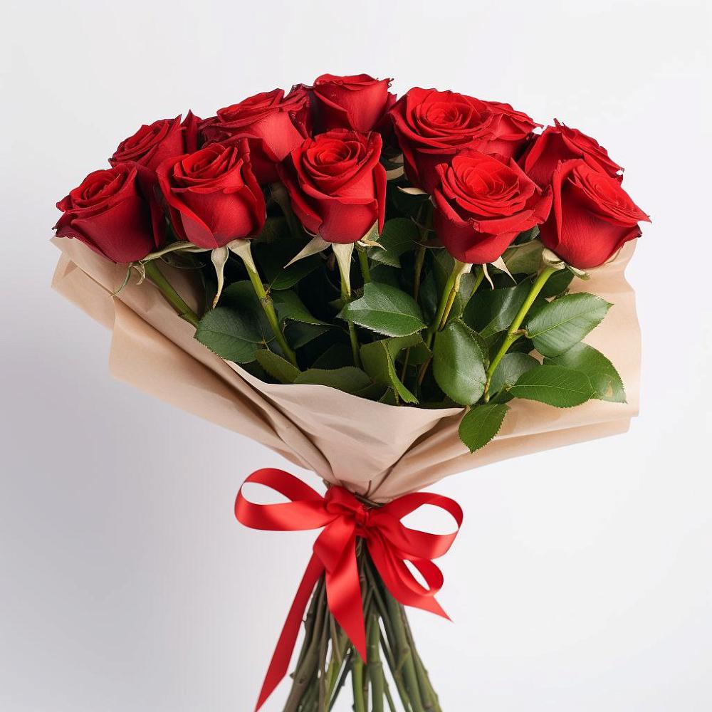 Букет 11 Красных роз Эдлесс Лав в Урюпинске