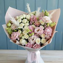 Букет цветов из:  Альстромерии и Розы в Урюпинске